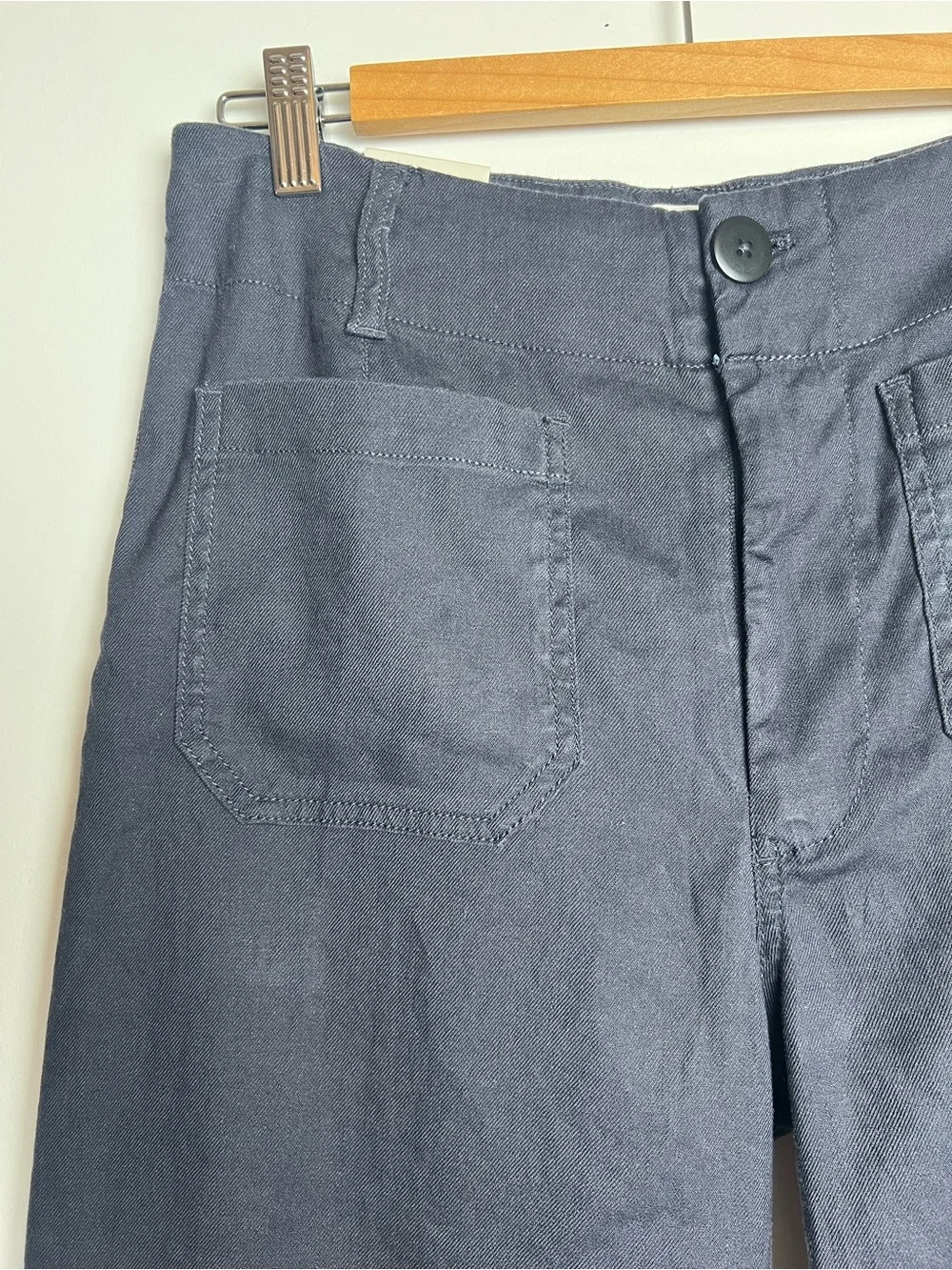 NWT Maeve Navy Linen Colette Pants